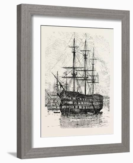 The War Ship of the Past-null-Framed Giclee Print
