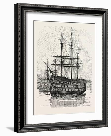 The War Ship of the Past-null-Framed Giclee Print