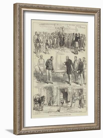 The War, Sketches at Belgrade-Charles Robinson-Framed Giclee Print