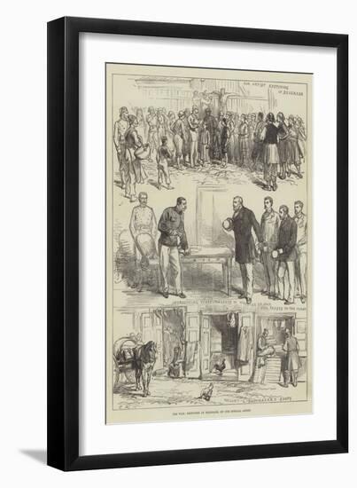 The War, Sketches at Belgrade-Charles Robinson-Framed Giclee Print