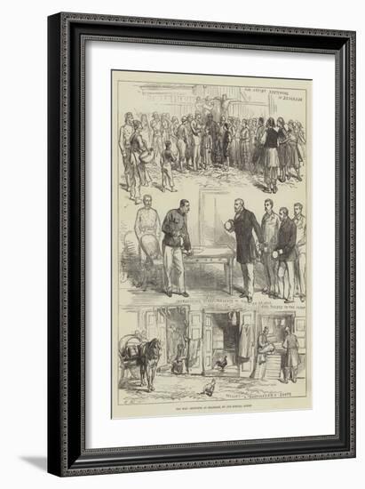 The War, Sketches at Belgrade-Charles Robinson-Framed Giclee Print