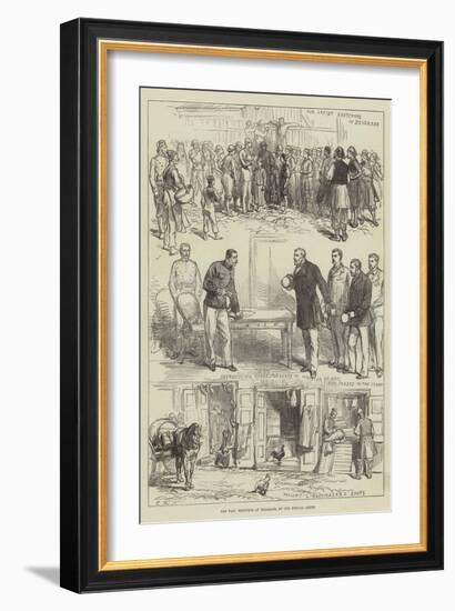 The War, Sketches at Belgrade-Charles Robinson-Framed Giclee Print