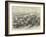 The War, the Evacuation of Alexinatz-Alfred William Hunt-Framed Giclee Print