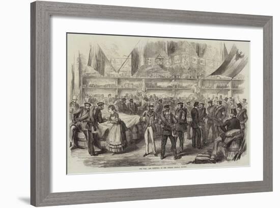 The War, the Farewell, at the Potsdam Railway Station-null-Framed Giclee Print