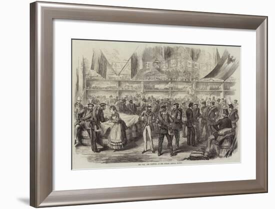 The War, the Farewell, at the Potsdam Railway Station-null-Framed Giclee Print