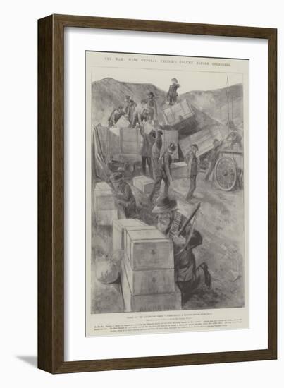The War, with General Buller's Column before Colesberg-Frederic Villiers-Framed Giclee Print