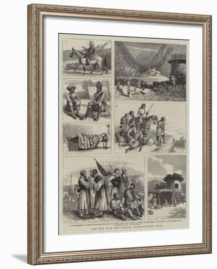 The War with the Jowakis, North-Western India-null-Framed Giclee Print