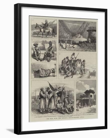 The War with the Jowakis, North-Western India-null-Framed Giclee Print