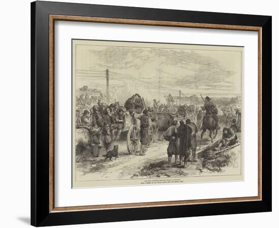 The War, Wounded Servians Leaving Alexinatz-null-Framed Giclee Print