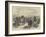 The War, Wounded Servians Leaving Alexinatz-null-Framed Giclee Print