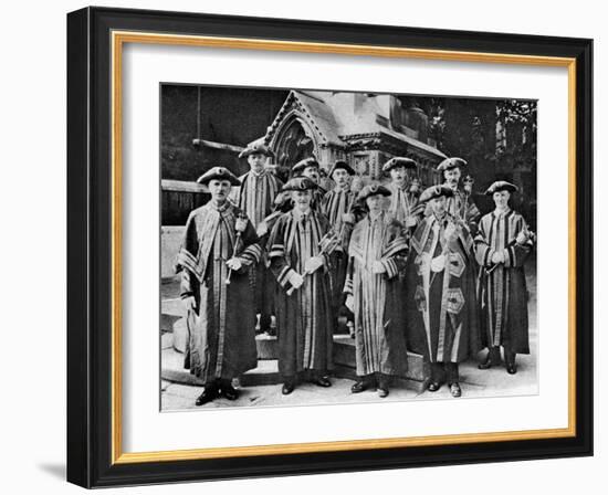 The Ward Beadles, Guildhall, London, 1926-1927-null-Framed Giclee Print