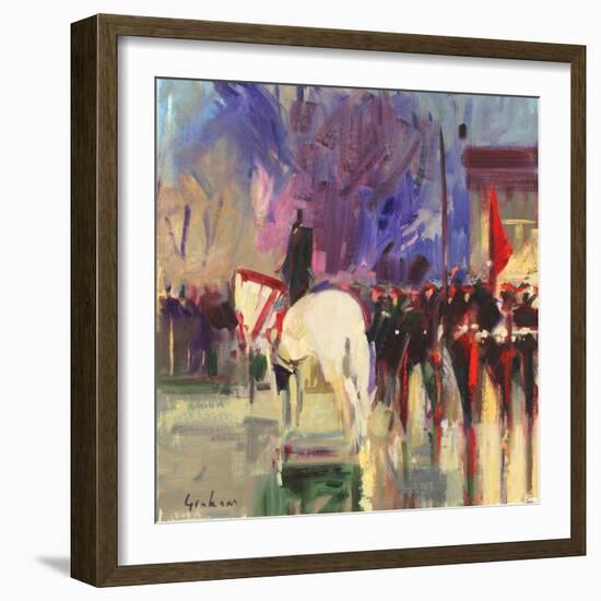 The Warhorse, Sandhurst-Peter Graham-Framed Giclee Print