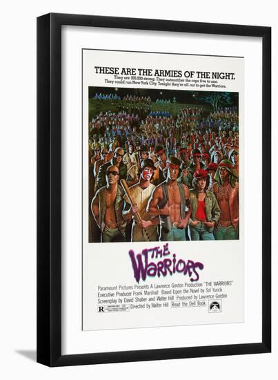 The Warriors, 1979-null-Framed Giclee Print