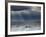 The Wash, Norfolk, Beach Landscape with Storm Clouds and Bait Diggers, UK-Gary Smith-Framed Photographic Print
