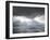 The Wash, Norfolk, Beach Landscape with Storm Clouds and Bait Diggers, UK-Gary Smith-Framed Photographic Print