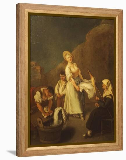 The Washerwomen-Pietro Longhi-Framed Premier Image Canvas