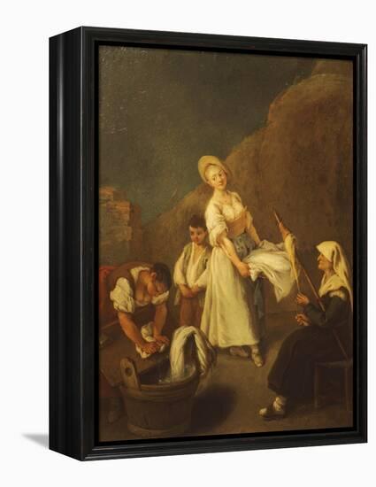 The Washerwomen-Pietro Longhi-Framed Premier Image Canvas