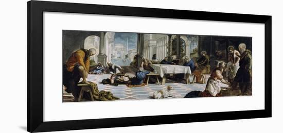 The Washing of the Feet, c.1547-Jacopo Robusti Tintoretto-Framed Giclee Print