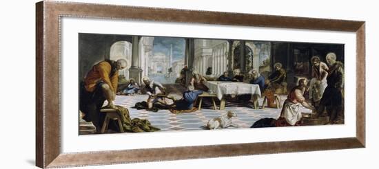 The Washing of the Feet, c.1547-Jacopo Robusti Tintoretto-Framed Giclee Print