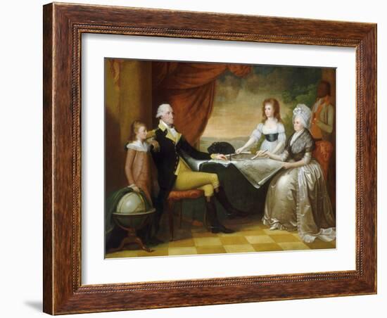 The Washington Family, 1789-1796-Edward Savage-Framed Giclee Print