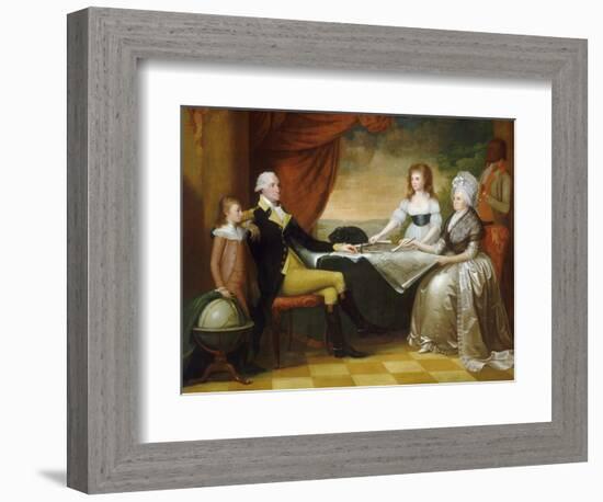 The Washington Family, 1789-1796-Edward Savage-Framed Giclee Print