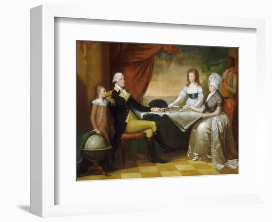 The Washington Family, 1789-1796-Edward Savage-Framed Giclee Print