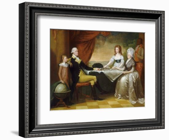 The Washington Family, 1789-1796-Edward Savage-Framed Giclee Print