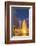 The Washington Monument Lit Up at Night as Seen from the World War Ii Monument-Michael Nolan-Framed Photographic Print