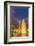 The Washington Monument Lit Up at Night as Seen from the World War Ii Monument-Michael Nolan-Framed Photographic Print