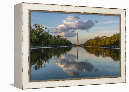 The Washington Monument with Reflection as Seen from the Lincoln Memorial-Michael Nolan-Framed Premier Image Canvas