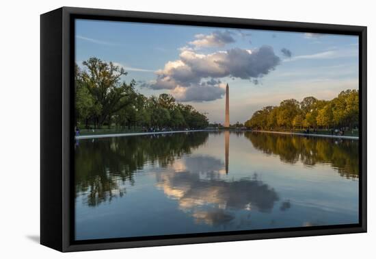 The Washington Monument with Reflection as Seen from the Lincoln Memorial-Michael Nolan-Framed Premier Image Canvas