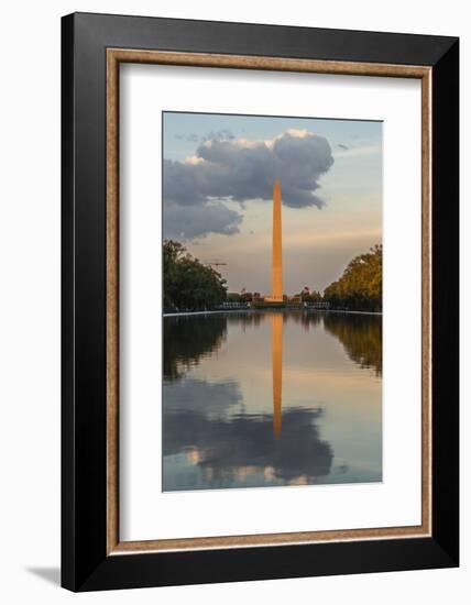 The Washington Monument with Reflection as Seen from the Lincoln Memorial-Michael Nolan-Framed Photographic Print