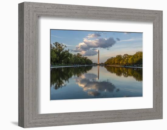 The Washington Monument with Reflection as Seen from the Lincoln Memorial-Michael Nolan-Framed Photographic Print