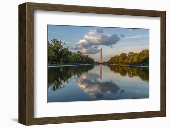 The Washington Monument with Reflection as Seen from the Lincoln Memorial-Michael Nolan-Framed Photographic Print