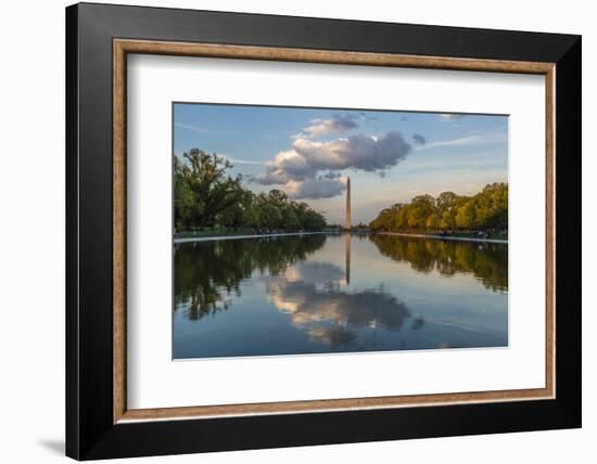 The Washington Monument with Reflection as Seen from the Lincoln Memorial-Michael Nolan-Framed Photographic Print