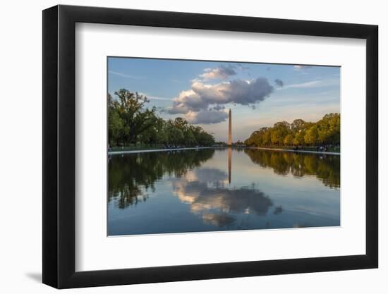 The Washington Monument with Reflection as Seen from the Lincoln Memorial-Michael Nolan-Framed Photographic Print