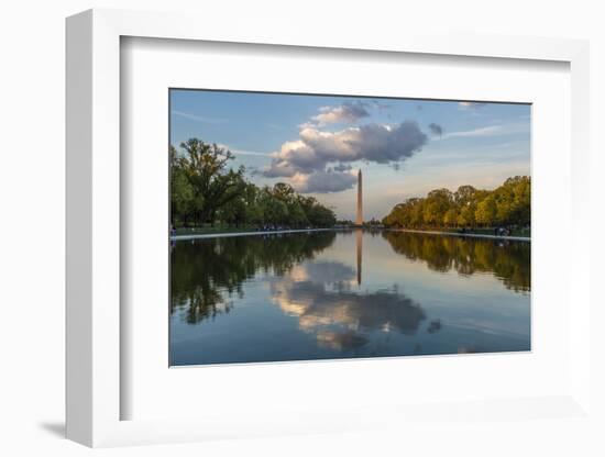 The Washington Monument with Reflection as Seen from the Lincoln Memorial-Michael Nolan-Framed Photographic Print