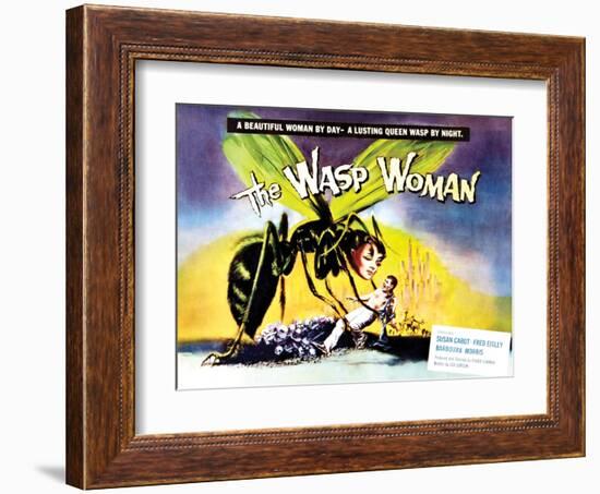 The Wasp Woman - 1959-null-Framed Art Print