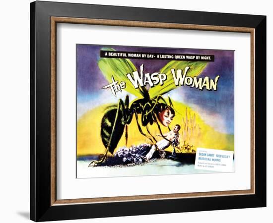 The Wasp Woman - 1959-null-Framed Art Print