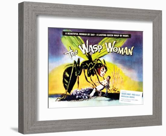 The Wasp Woman - 1959-null-Framed Art Print