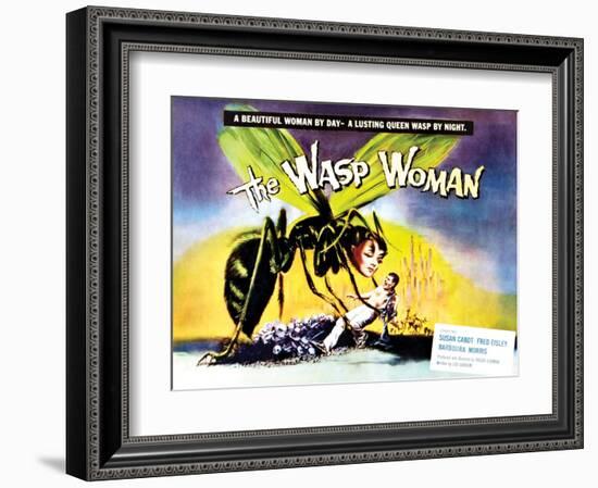 The Wasp Woman - 1959-null-Framed Art Print