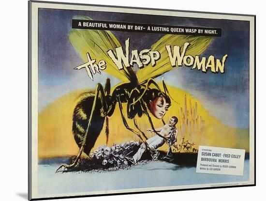 The Wasp Woman, 1960-null-Mounted Art Print