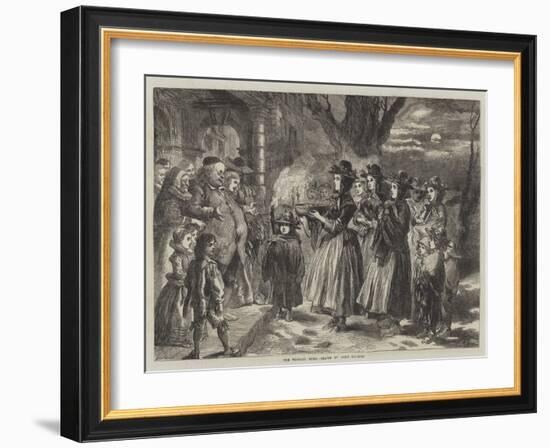 The Wassail Bowl-Sir John Gilbert-Framed Giclee Print