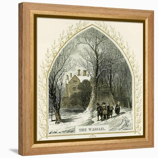 The Wassail - illustration by Birket Foster-Myles Birket Foster-Framed Premier Image Canvas