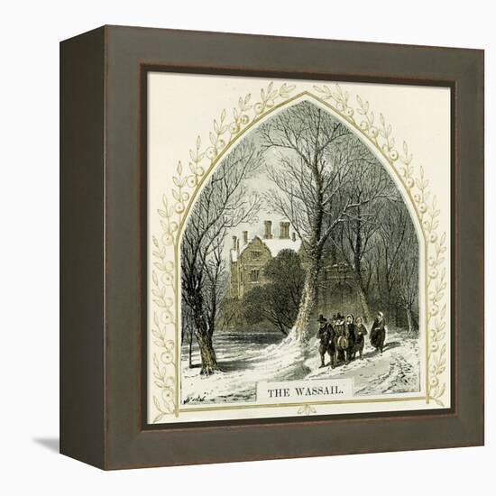 The Wassail - illustration by Birket Foster-Myles Birket Foster-Framed Premier Image Canvas