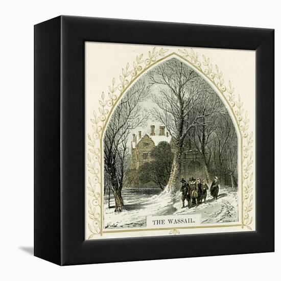 The Wassail - illustration by Birket Foster-Myles Birket Foster-Framed Premier Image Canvas