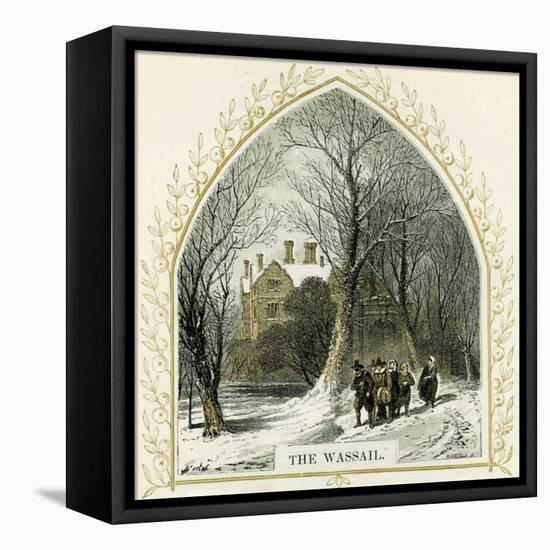 The Wassail - illustration by Birket Foster-Myles Birket Foster-Framed Premier Image Canvas