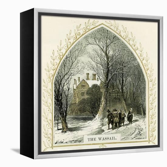 The Wassail - illustration by Birket Foster-Myles Birket Foster-Framed Premier Image Canvas