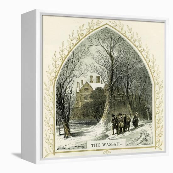 The Wassail - illustration by Birket Foster-Myles Birket Foster-Framed Premier Image Canvas