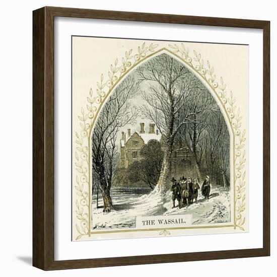 The Wassail - illustration by Birket Foster-Myles Birket Foster-Framed Giclee Print